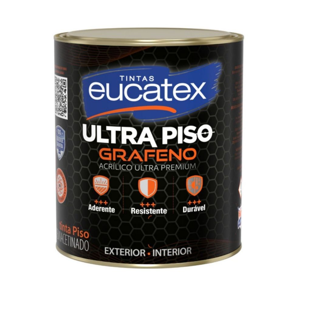 Tinta Piso Eucatex Grafeno Muito Mais Resistente 900ml - Cores em Oferta na Shopee