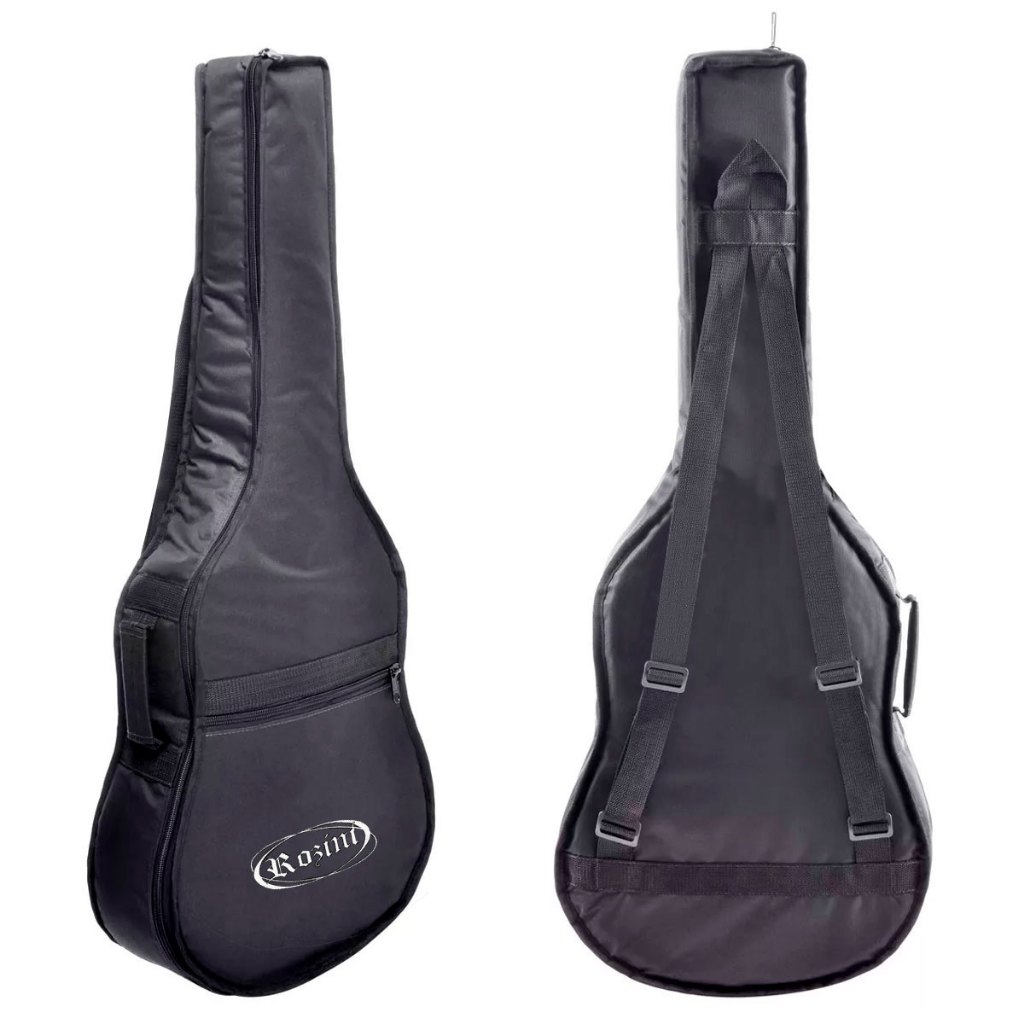 Bag Capa Acolchoada P/ Violão Rozini Com Alças E Bolso