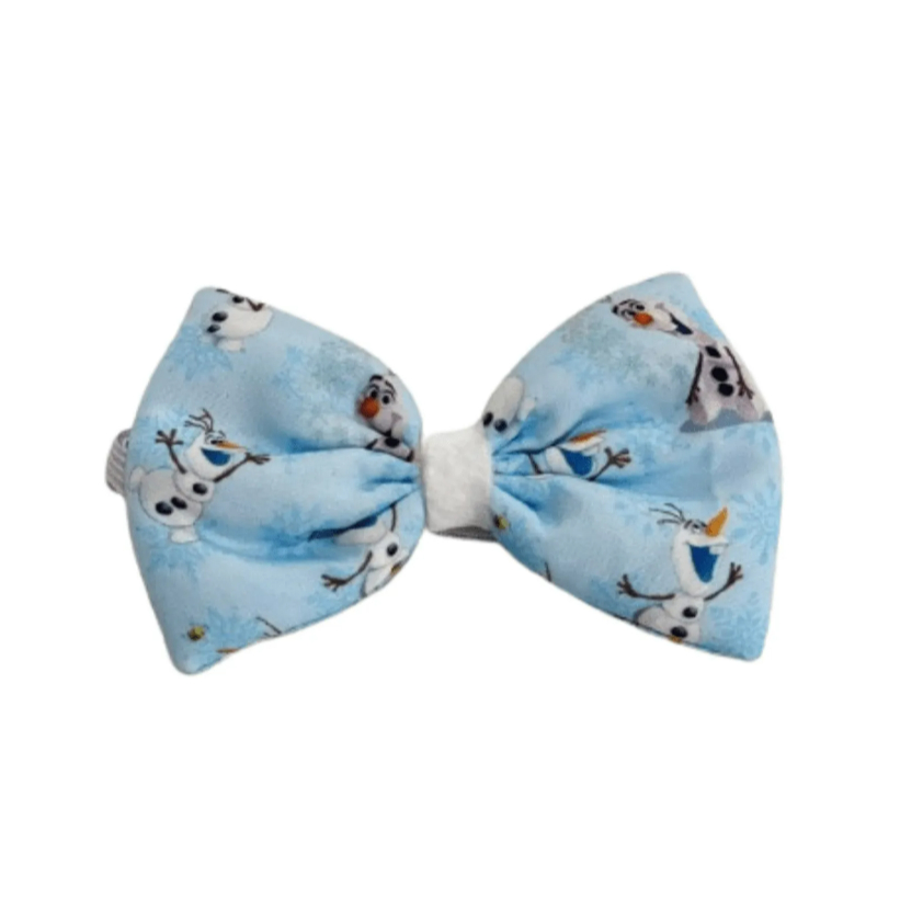 Laço Gravata para Pet Animaliê Olaf com Elástico Regulável