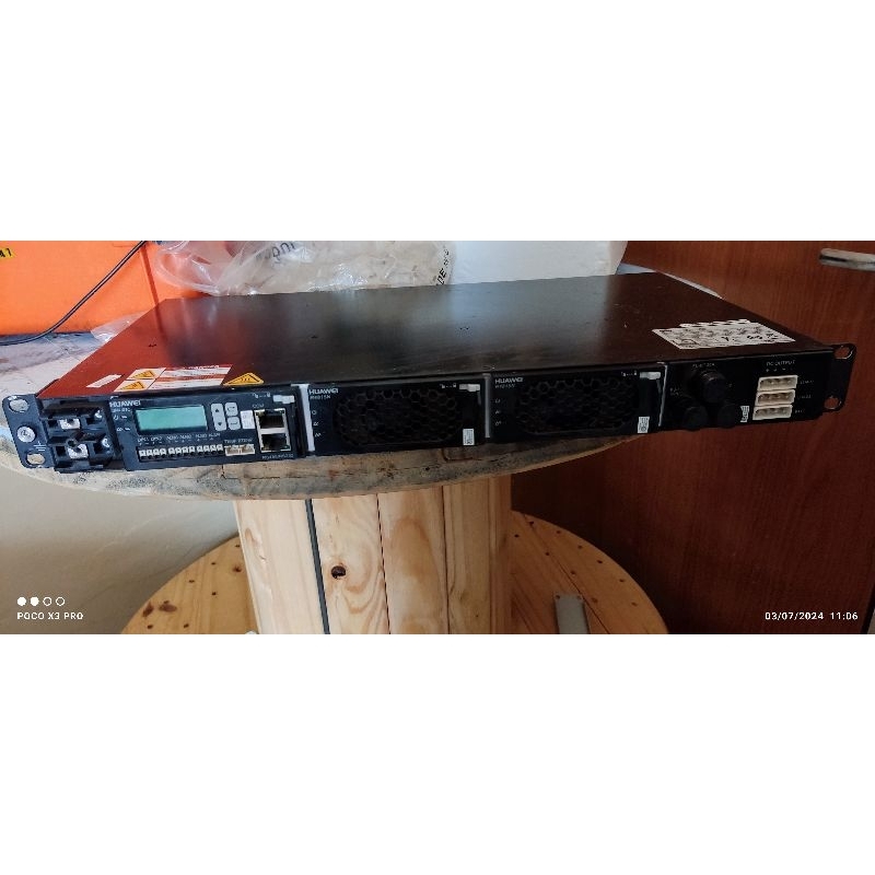 Fonte retificadora Huawei modelo EPT4530 A1  AC -48 DC para rede FFTX USADA