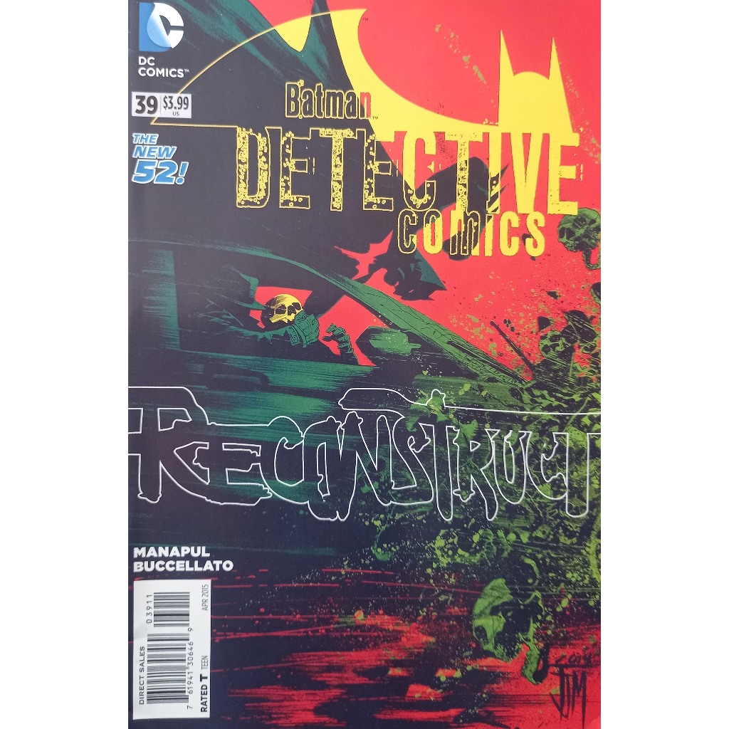 Hq DC Batman Detective Comics 39  - The New 52! - Importada - 2015 - DC Comics
