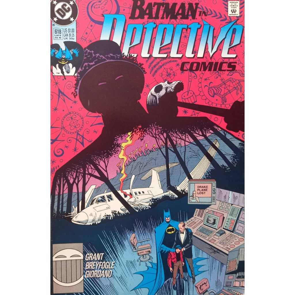 Hq DC Batman Detective Comics 618  - Vintage - Importada - 1990 - DC Comics