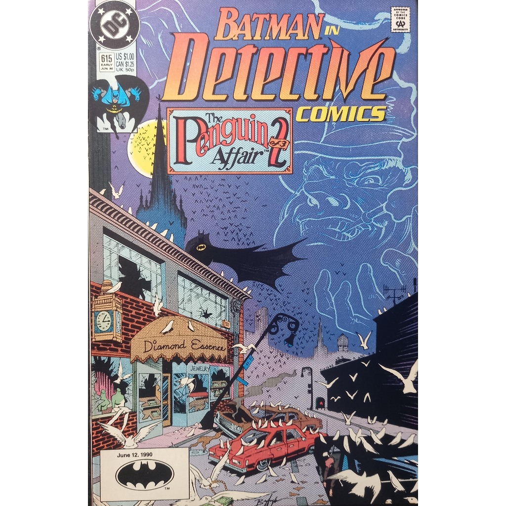Hq DC Batman Detective Comics 615  - Vintage - Importada - 1990 - DC Comics