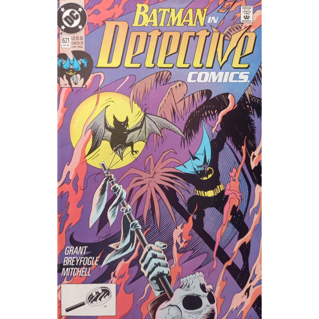 Hq DC Batman Detective Comics 621  - Vintage - Importada - 1990 - DC Comics