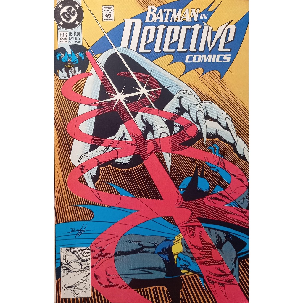 Hq DC Batman Detective Comics 616  - Vintage - Importada - 1990 - DC Comics