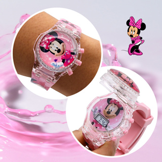 Relógio infantil Personagens Minnie Cartoon Pulseira de silicone c/ toque e luzes Coloridas Meninos e Meninas em Oferta na Shopee