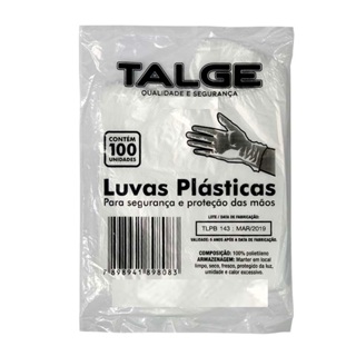 Luva Descartável Plástica Com 2000 Unidades Talge em Oferta na Shopee