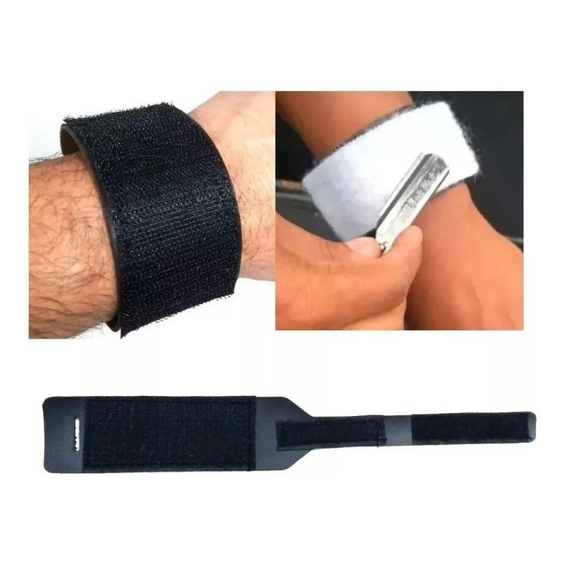 Kit 1 Pulseira Higiênica Para Barbeiros + 50 Refil
