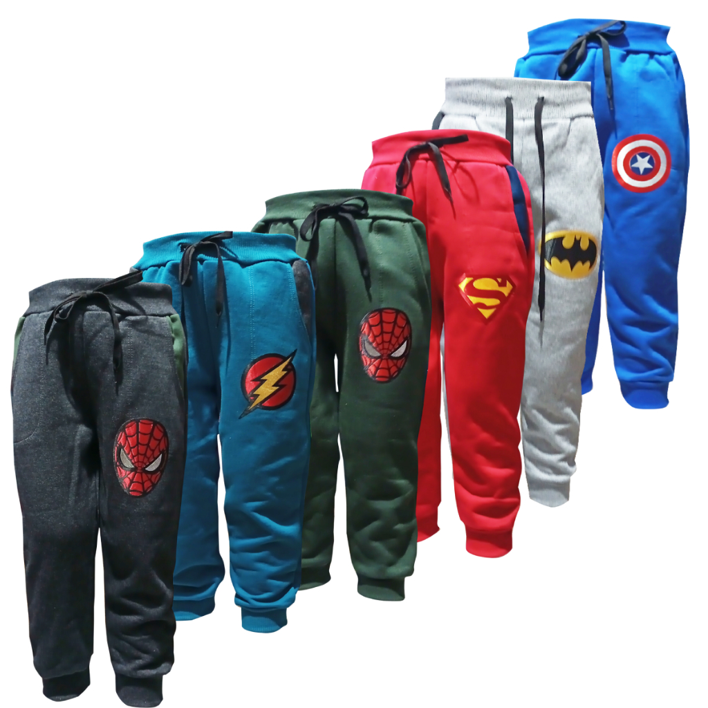 kit Calças Moletom Flanelado Com Punho Inverno Frio Infantil Unissex Menino Menina Tamanhos 1/2/3/4/6/8