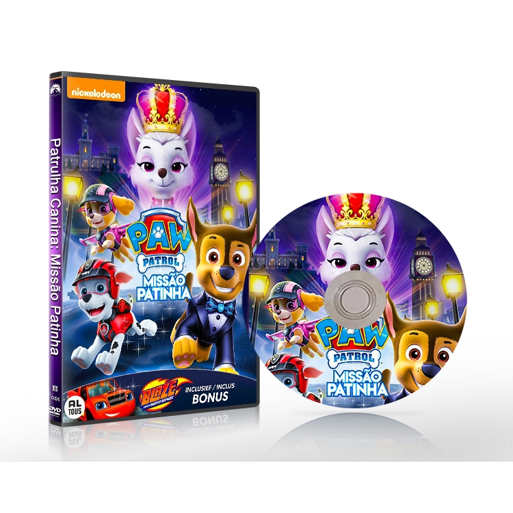 DVD Patrulha Canina Missão Patinha Dublado e Legendado (2018) - Excelente Qualidade