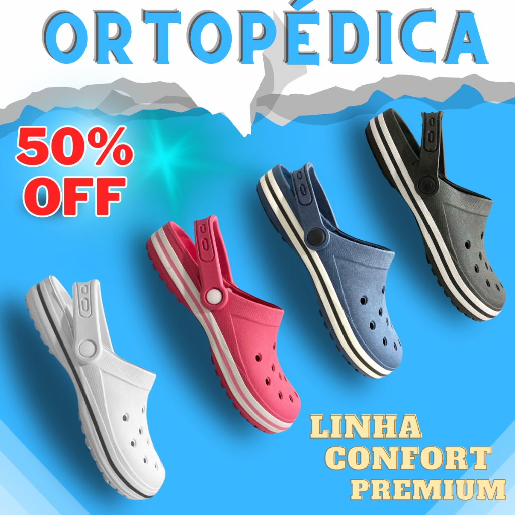 Sandália Babuche Ortopédica 33 Ao 44 Lançamento Masculino em Oferta na Shopee