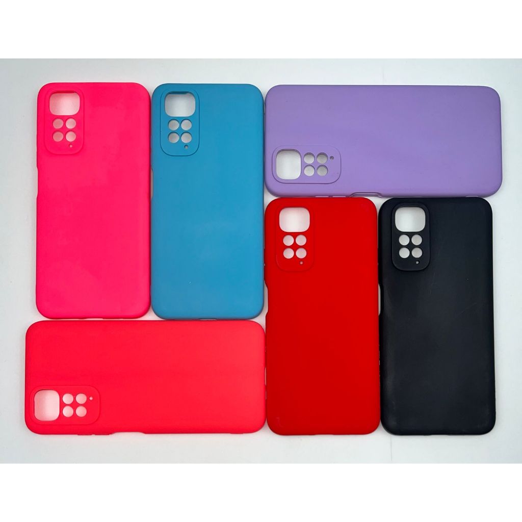 Capa para Xiaomi Redmi Note 11 Silicone com Proteção de Câmera Interior Aveludado Macia TPU Premium