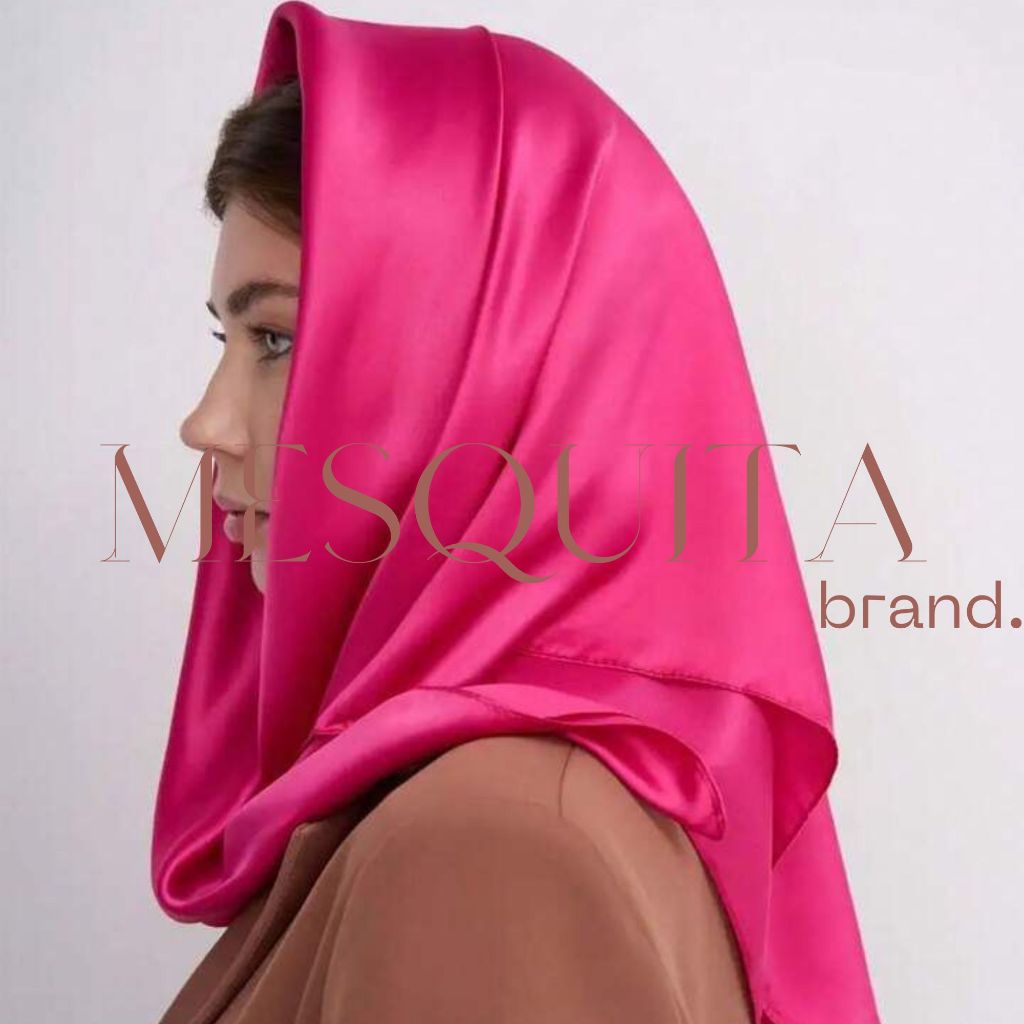 Lenço de Cetim Cabeça Pescoço Estampa Lisa de Seda Super Moda em Oferta na Shopee