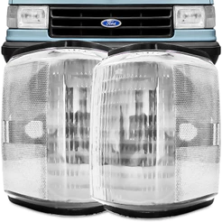 Par Lanterna Dianteira F1000 F4000 F-1000 F-4000 93 94 95 96 97 Ford Pisca Seta Sinaleira Cristal
