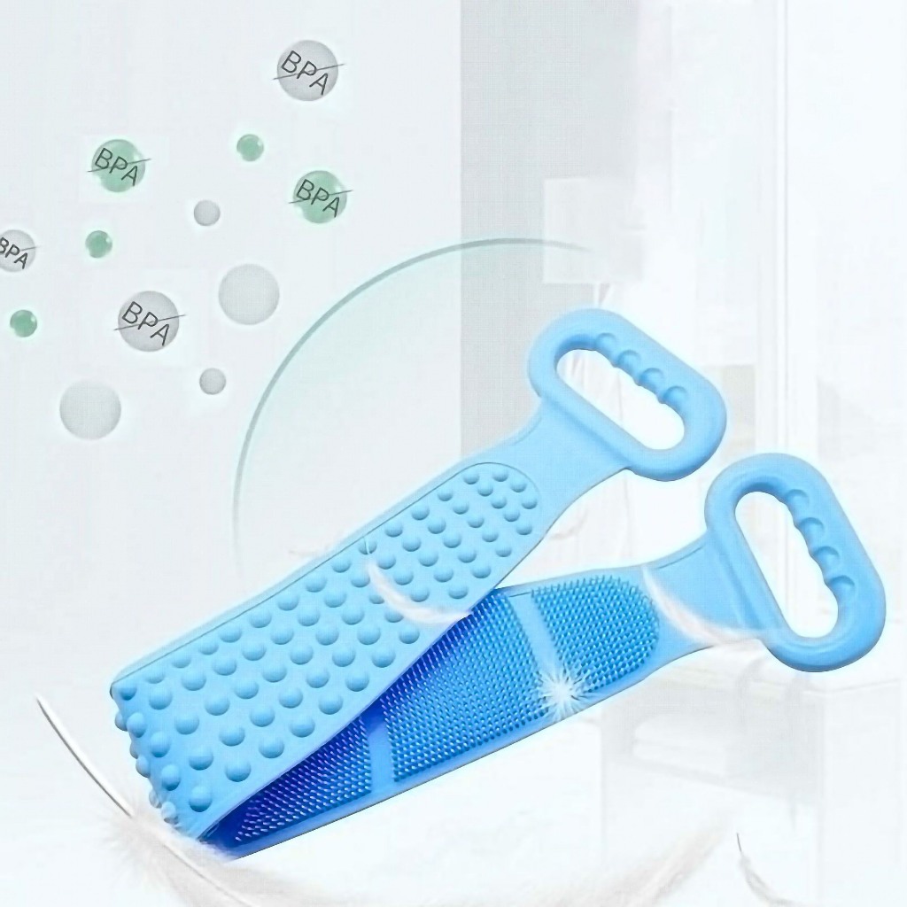 Banda de Silicone Grosso Escova de Banho Massageadora Lava Costas Bucha Esfoliação Corpo Todo - A740 em Oferta na Shopee