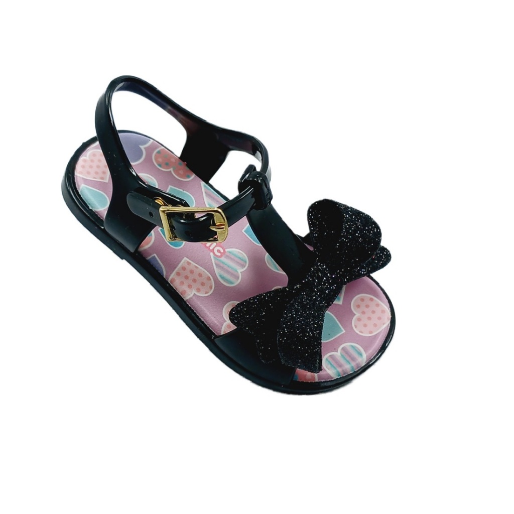 Sandalia para bebe menina charmosinha chic delicada com laço em Oferta na Shopee