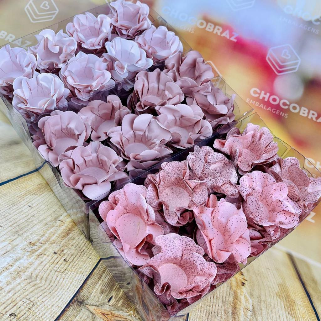 Detalhes do KIT 120 Forminhas Para Doces Finos R SERENO +R ANTIGO + ROSÊ GOLD