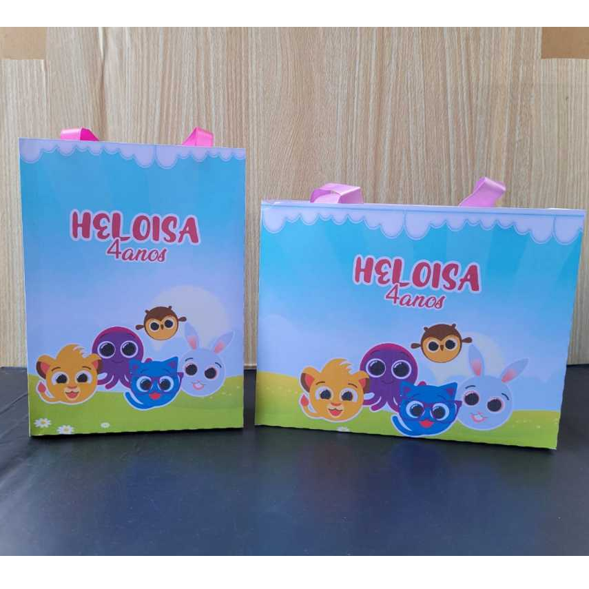 Sacolinha Personalizada Bolofofo menina / FESTA INFANTL/ personalizados bolofofo / lembrancinhas