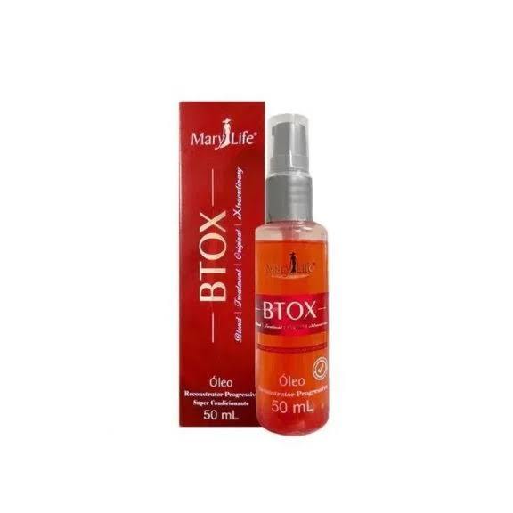 Óleo Btox Reparador de Pontas 50mL Protetor Térmico Capilar Anti Frizz Hidratante Sol Praia Mar