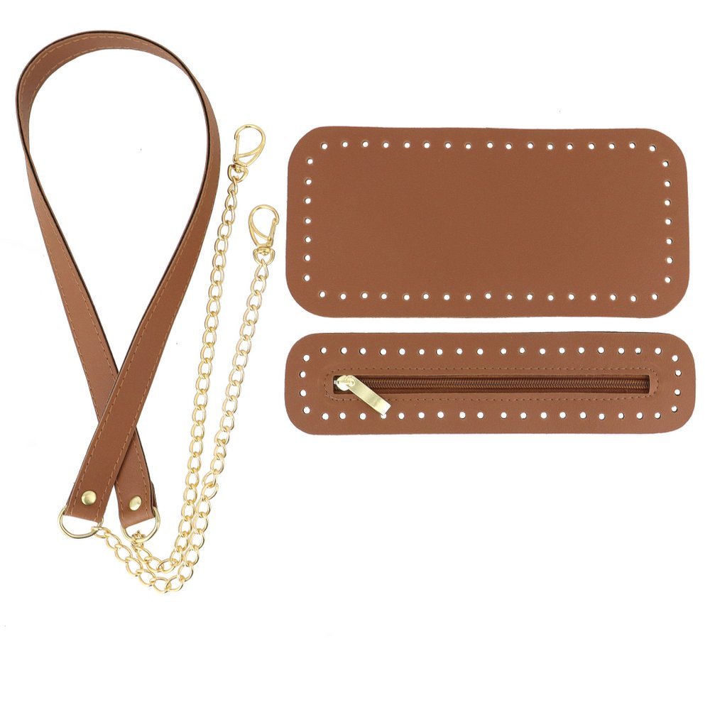 Kit Fundo25/12 Alça Corrente e Fecho Ziper em Oferta na Shopee