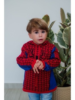 Kit 4 Blusas Infantil Homem Aranha + Jaqueta lisa + Blusa Hulk + Jaqueta Capitão América