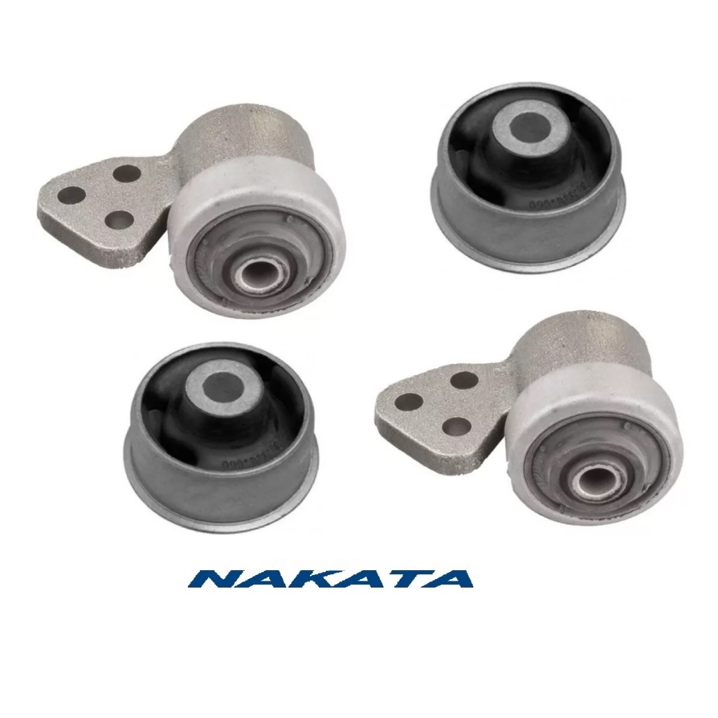 Kit 4 Bucha Bandeja Dianteira GM Novo Corsa Hatch e Sedan 2002 2003 2004 2005 2006 2007 2008/...