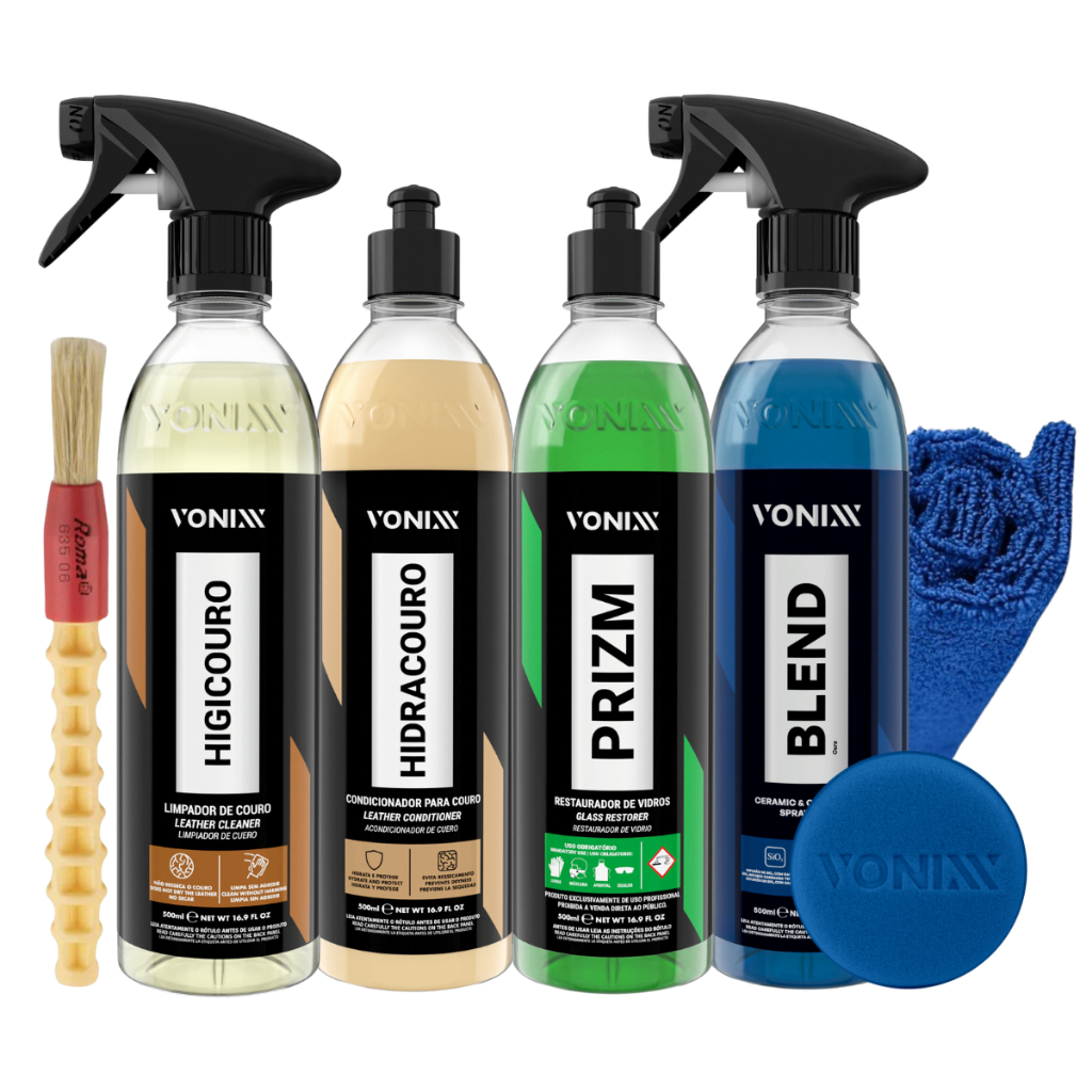 Kit Hidracouro Higicouro Prizm Cera Blend Spray Vonixx em Oferta na Shopee