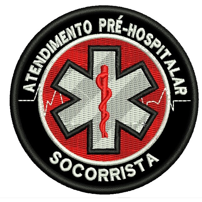 3Patchs Brasil Minas Gerais atendimento pré-hospitalar socorrista carrapicho costurar termocolante