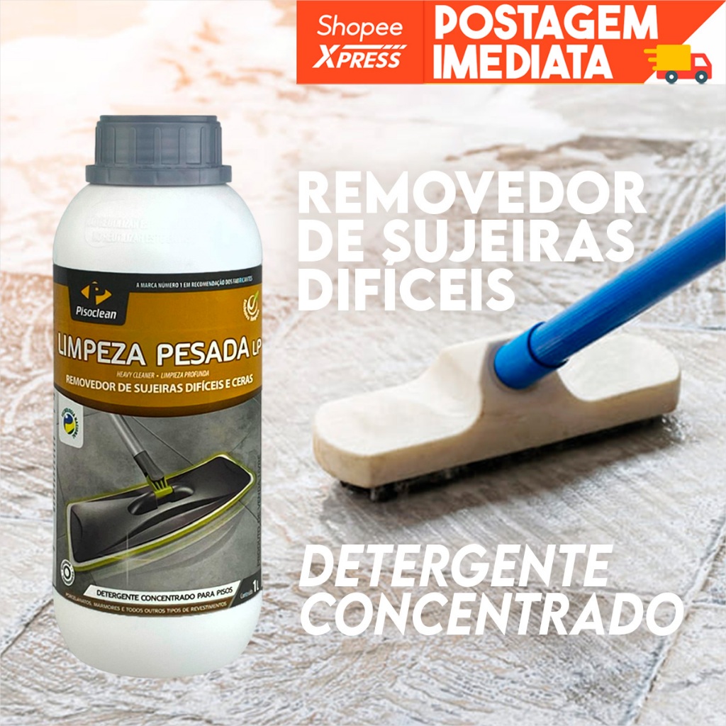 Limpeza Pesada Lp 1l Pisoclean Ceras Limpa Pisos