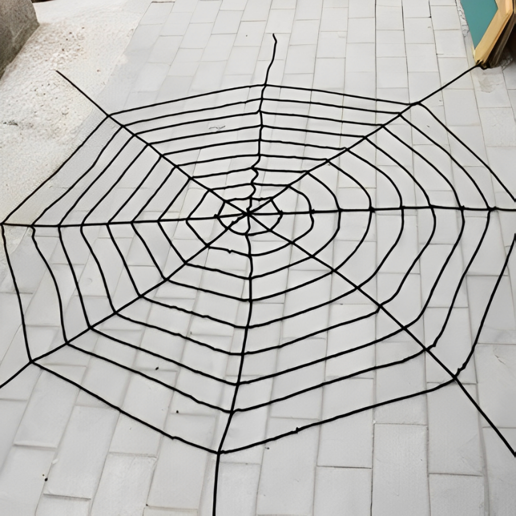 Teia de Aranha Preta Decorativa 2,5M para o Halloween em Oferta na Shopee