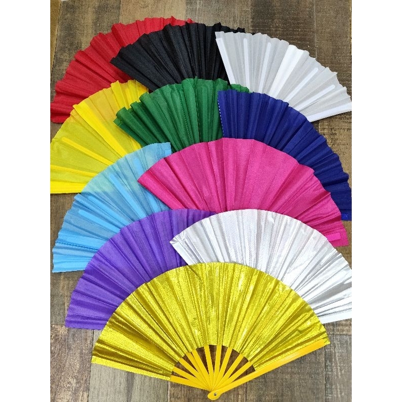 Leque Grande Liso Faz Barulho Tai Chi Chuan Dança Apresentações Balada