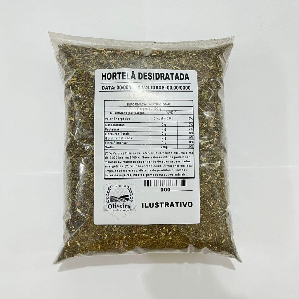Hortelã Desidratado Triturado 1kg em Oferta na Shopee