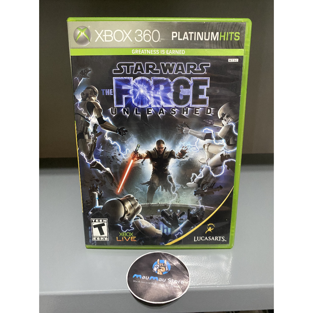Star Wars The Force Unleashed Xbox 360 - Original Usado Jogos de Ação Jogos de Xbox