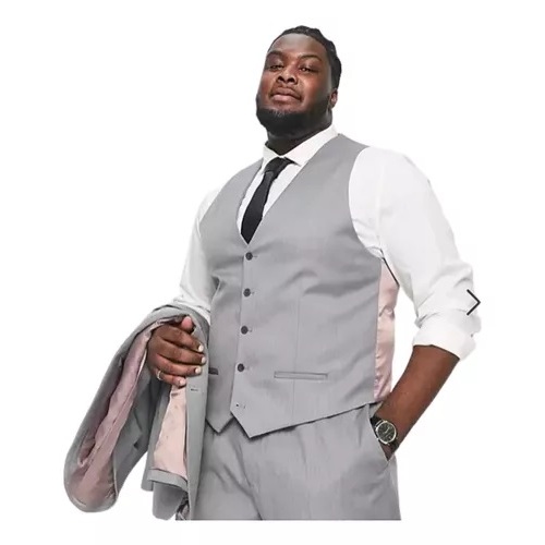 Colete Social Masculino Plus Size         G1 G2 G3 G4 G5 G6 G7 G8 G9 G10