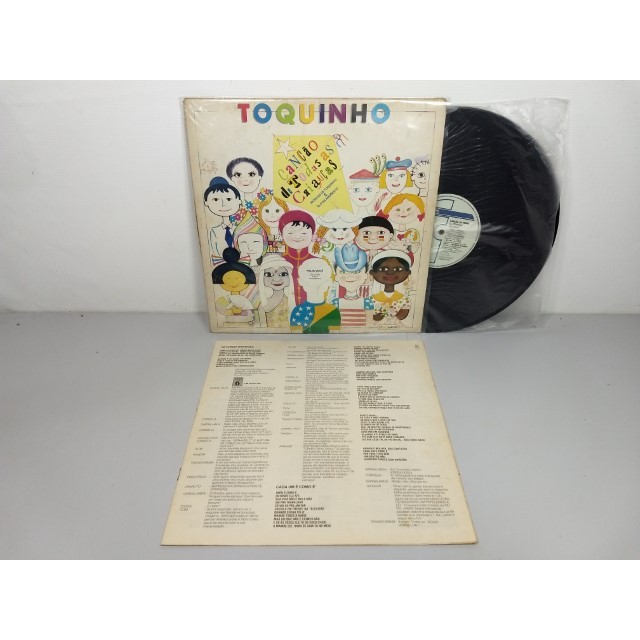 Lp Toquinho Canção De Todas As Crianças 1987 + Encarte ok