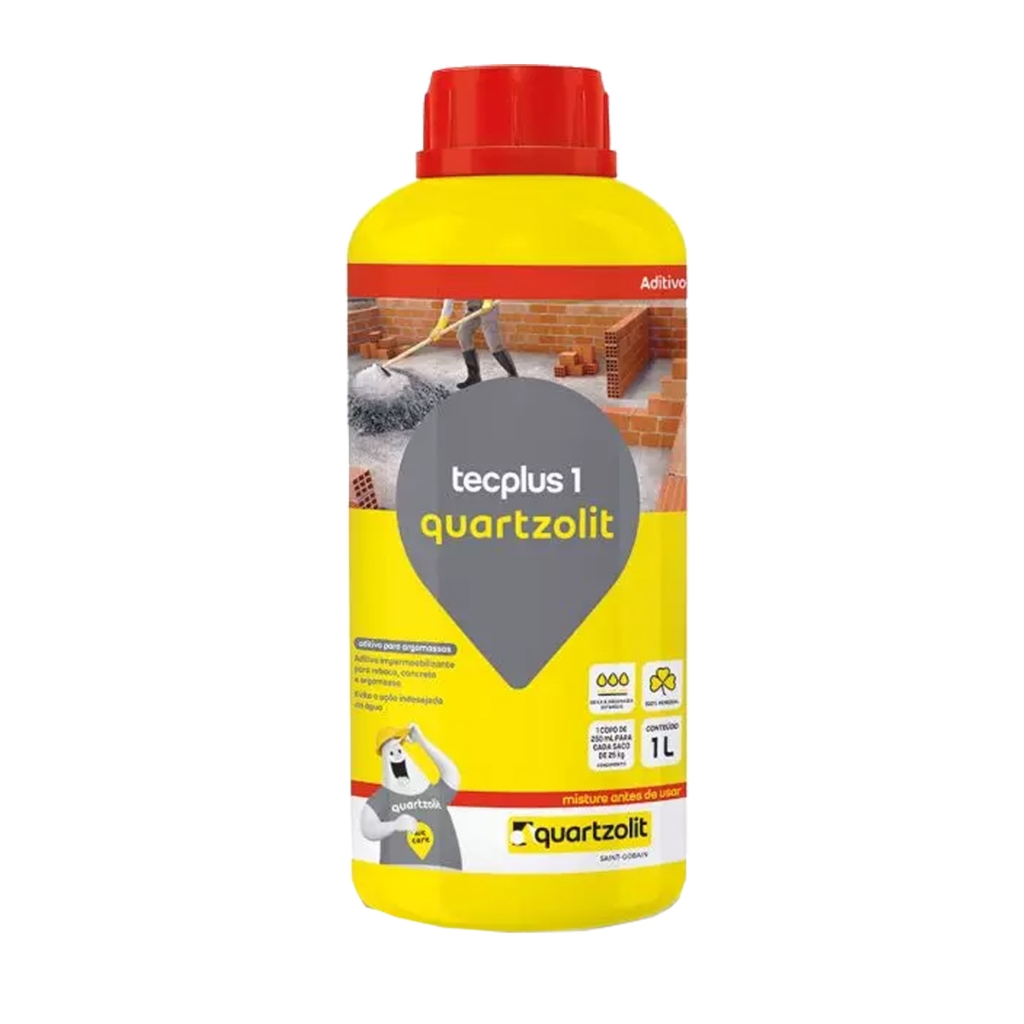 Kit com 6L Aditivo Tecplus Quartzolit em Oferta na Shopee