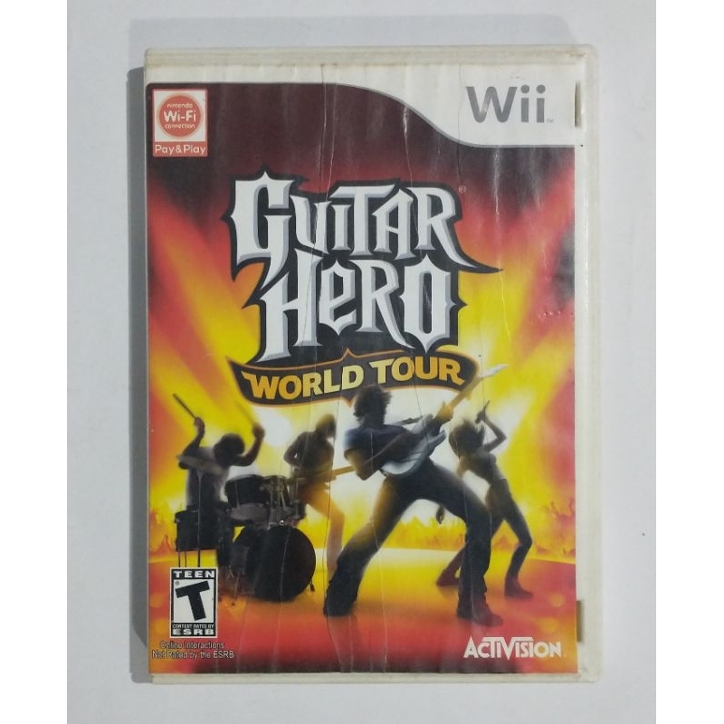 Guitar Hero: World Tour - Jogo Nintendo Wii Original