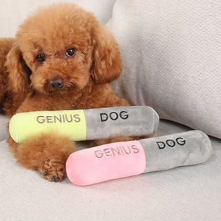 Brinquedo Mordedor Pet para Cachorro Pelúcia em Bastão - Tamanho Grande - Aveludado, Rosa e Verde em Oferta na Shopee