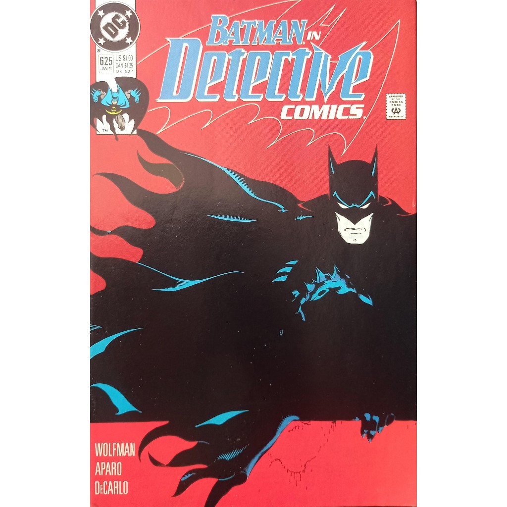 Hq DC Batman Detective Comics 625  - Vintage - Importada - 1991 - DC Comics