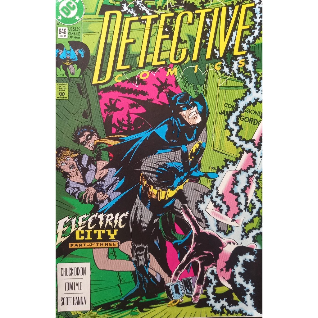 Hq DC Batman Detective Comics 646  - Vintage - Importada - 1992 - DC Comics