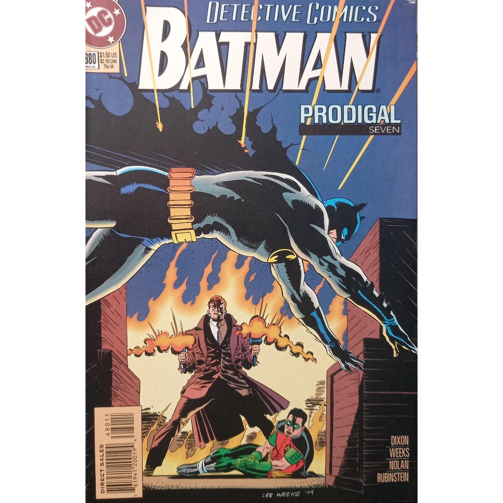 Hq DC Batman Detective Comics 680  - Vintage - Importada - 1994 - DC Comics