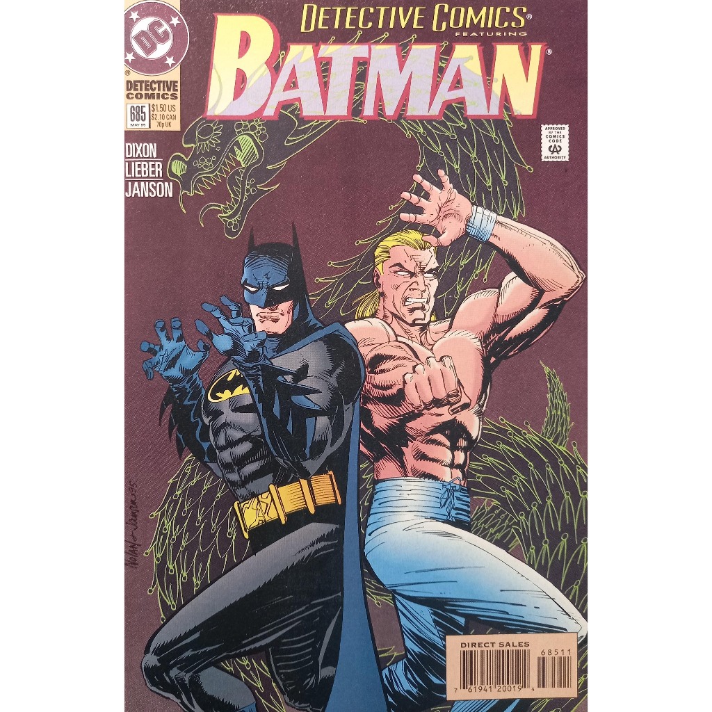 Hq DC Batman Detective Comics 685  - Vintage - Importada - 1995 - DC Comics