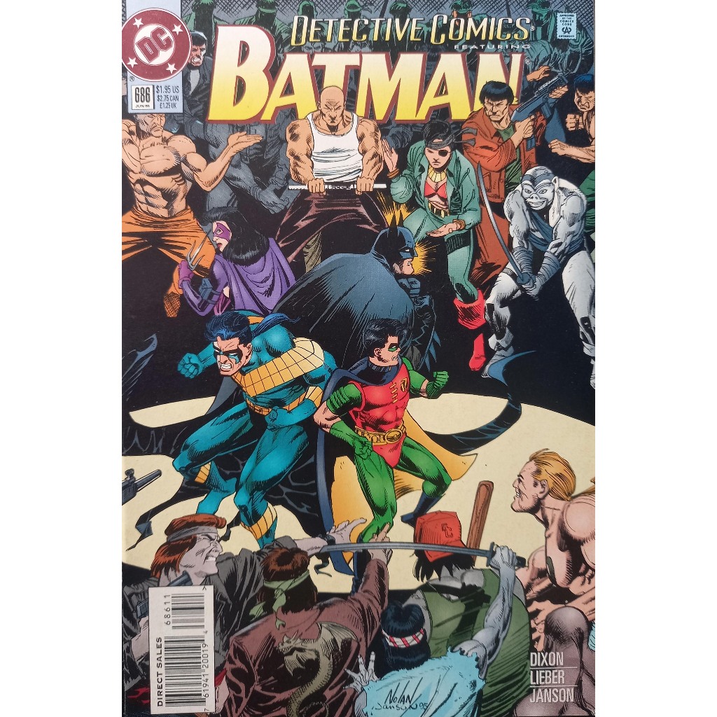 Hq DC Batman Detective Comics 686  - Vintage - Importada - 1995 - DC Comics