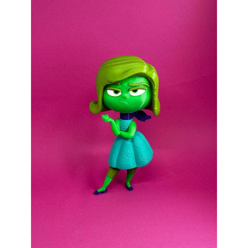 [O MAIS VENDIDO+ENVIO RÁPIDO!] Divertidamente Emoção Nojinho / Disgust - Inside Out - Action Figure Colecionável - 3D