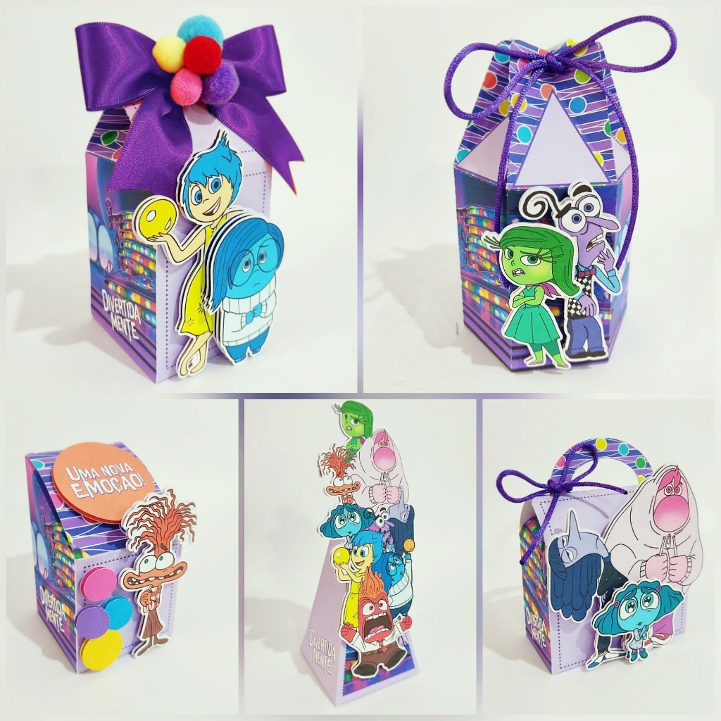 Personalizados DIVERTIDAMENTE Caixinhas Mimos Lembrancinha para Festa