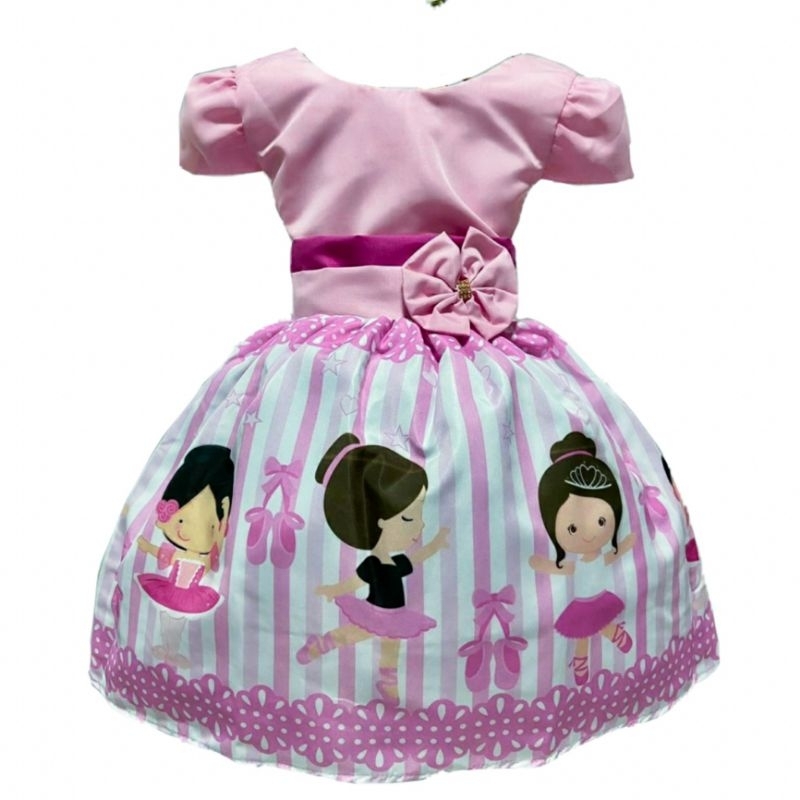 Vestido festa bailarina vestido bailarina infantil