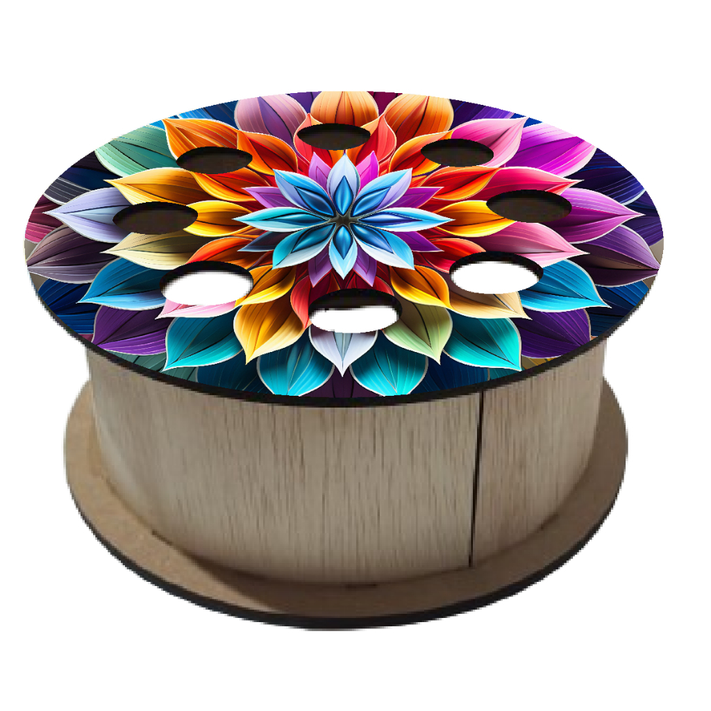Carretilha de Pipa MDF 24cm Catracada | 9 Polegadas
