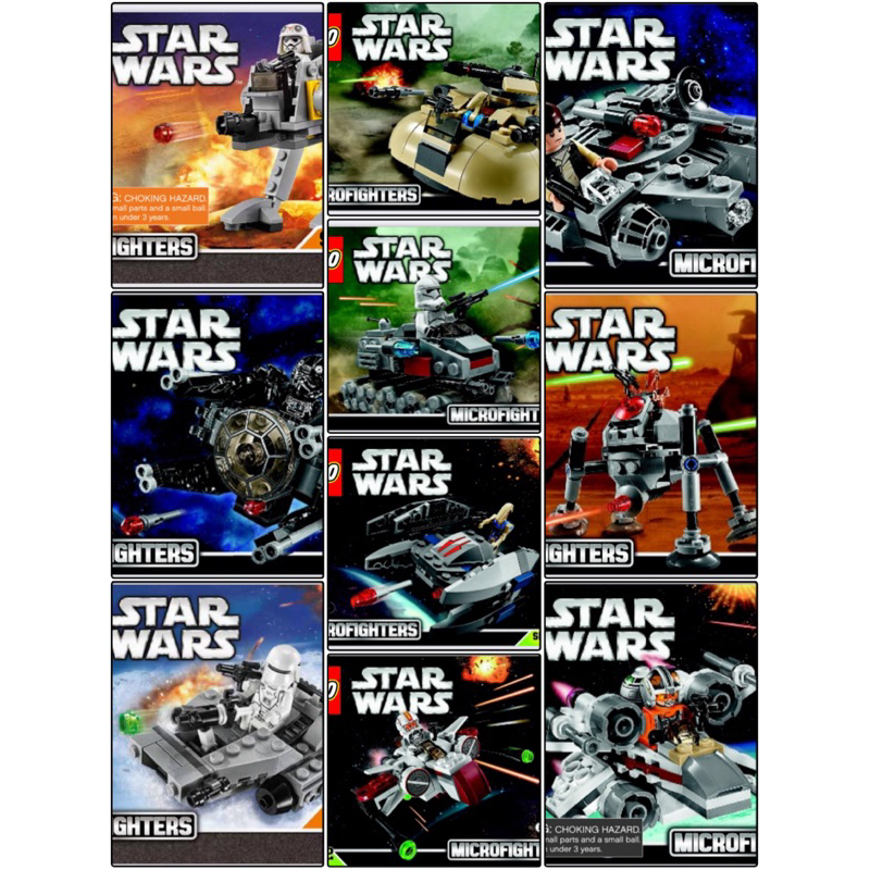 Lego Star Wars coleção Microfighters (escolha o modelo) peças semi-novas em excelente estado Lego …