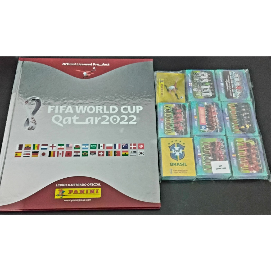 Album Copa do Mundo 2022 Completo Com todas Figurinhas para colar - Original Panini