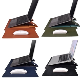 Capa Para Notebook Stand Macia De Couro PU Macbook Air Pro 13,3 14 Bolsa De 15,4 Polegadas Xiaomi DELL em Oferta na Shopee